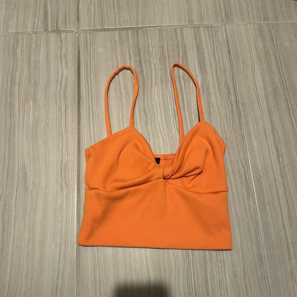 Forever 21 Orange Camisole Top